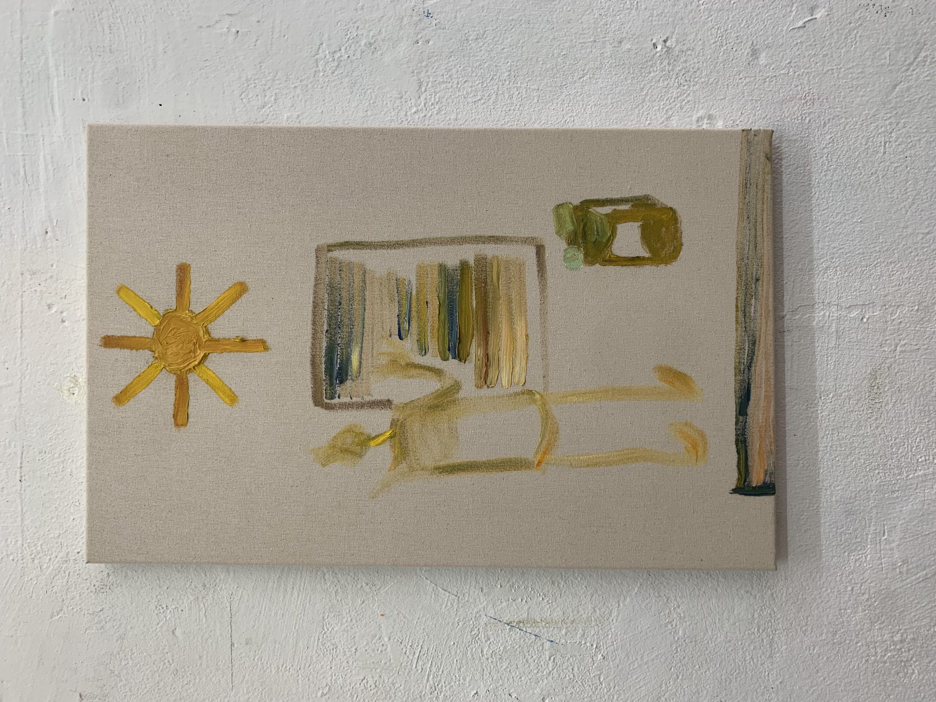 Entdeckung, 37×52 cm, Öl auf Leinwand, 2024