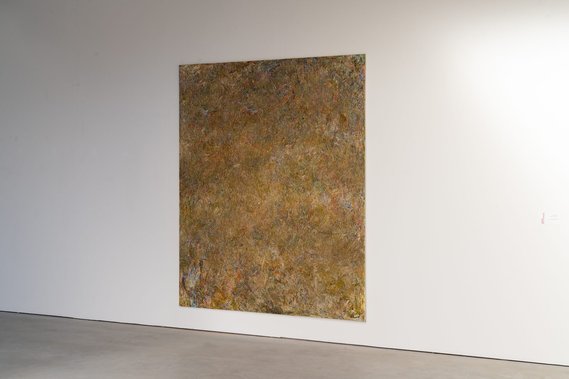 Jahresbild 2024, 250×220 cm, Öl und Acryl auf Leinwand. Baumwollspinnerei Leipzig, 2025