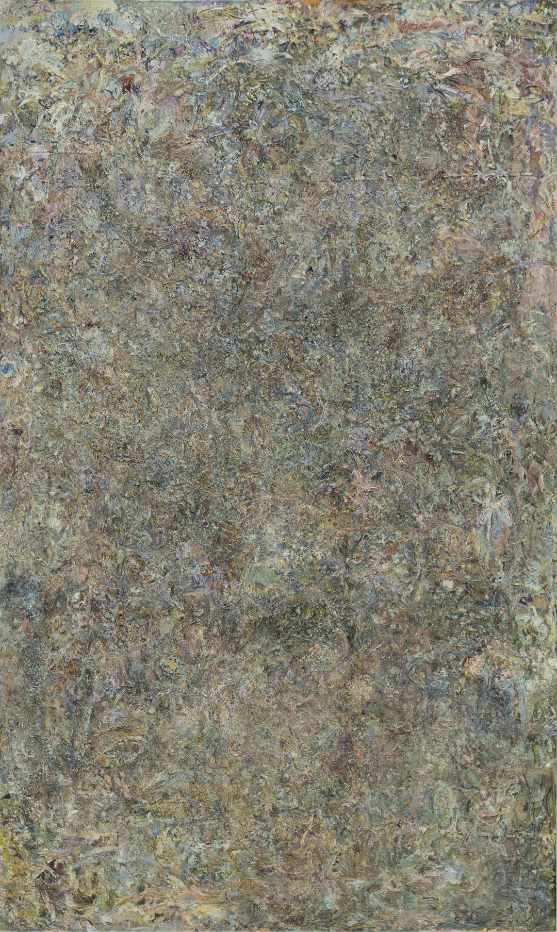 Jahresbild 2016–2020, 150×250 cm, Öl und Acryl auf Leinwand