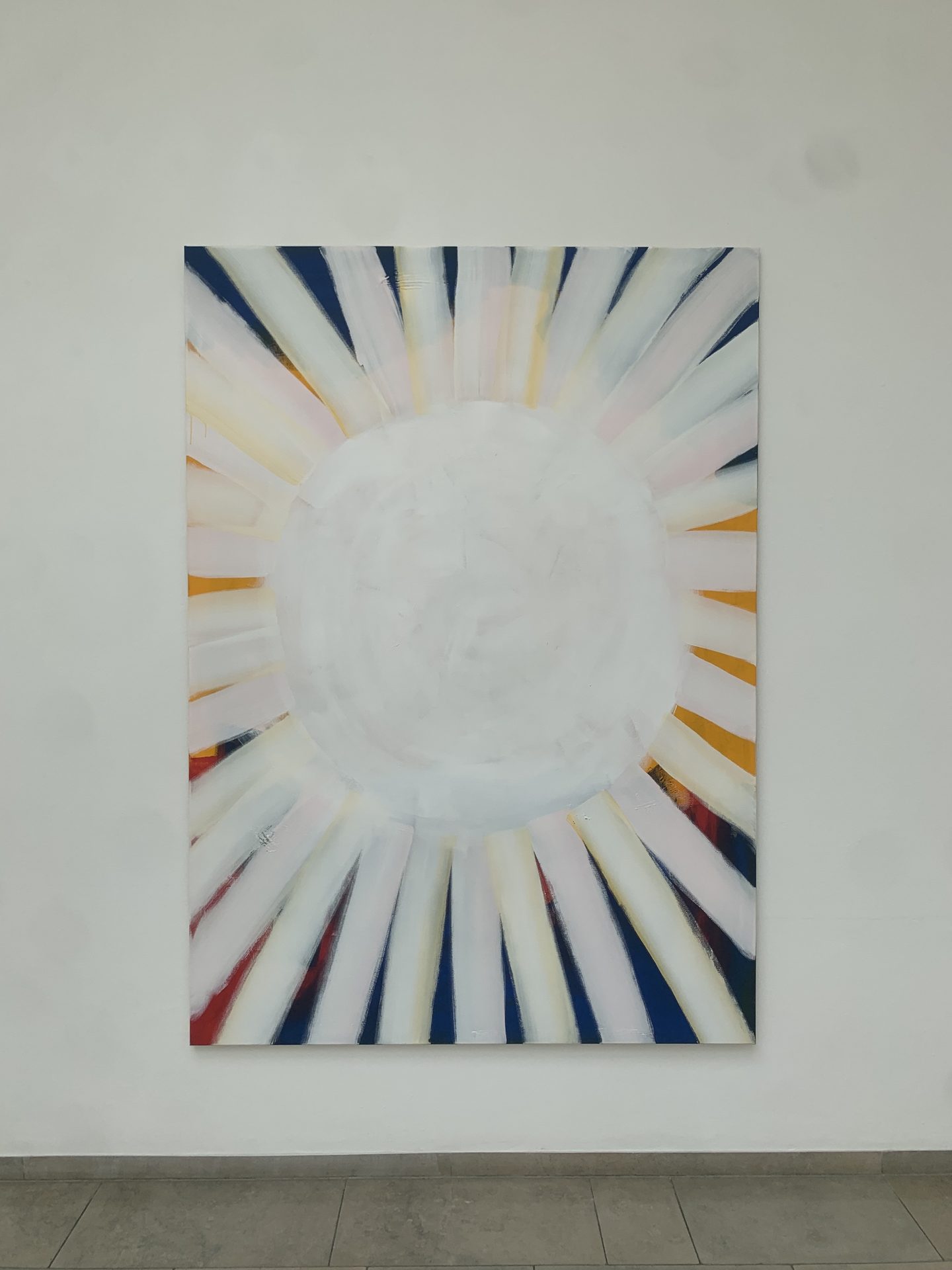 Blinding Sun, 220×150 cm, Acryl auf Leinen, 2023