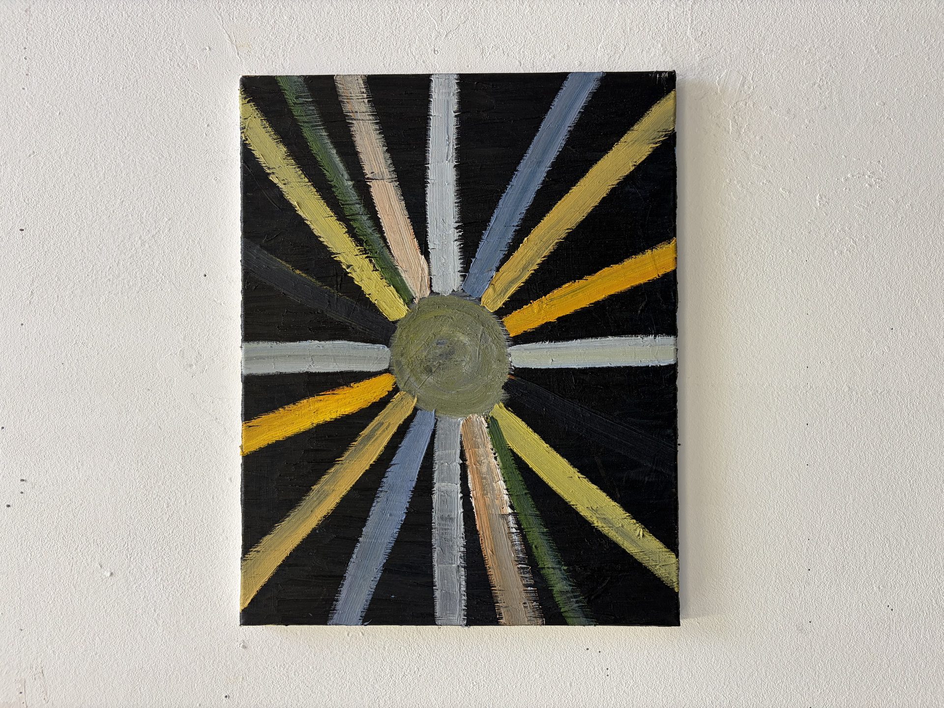 Mondsonne, 40×50 cm, Öl auf Leinwand, 2024