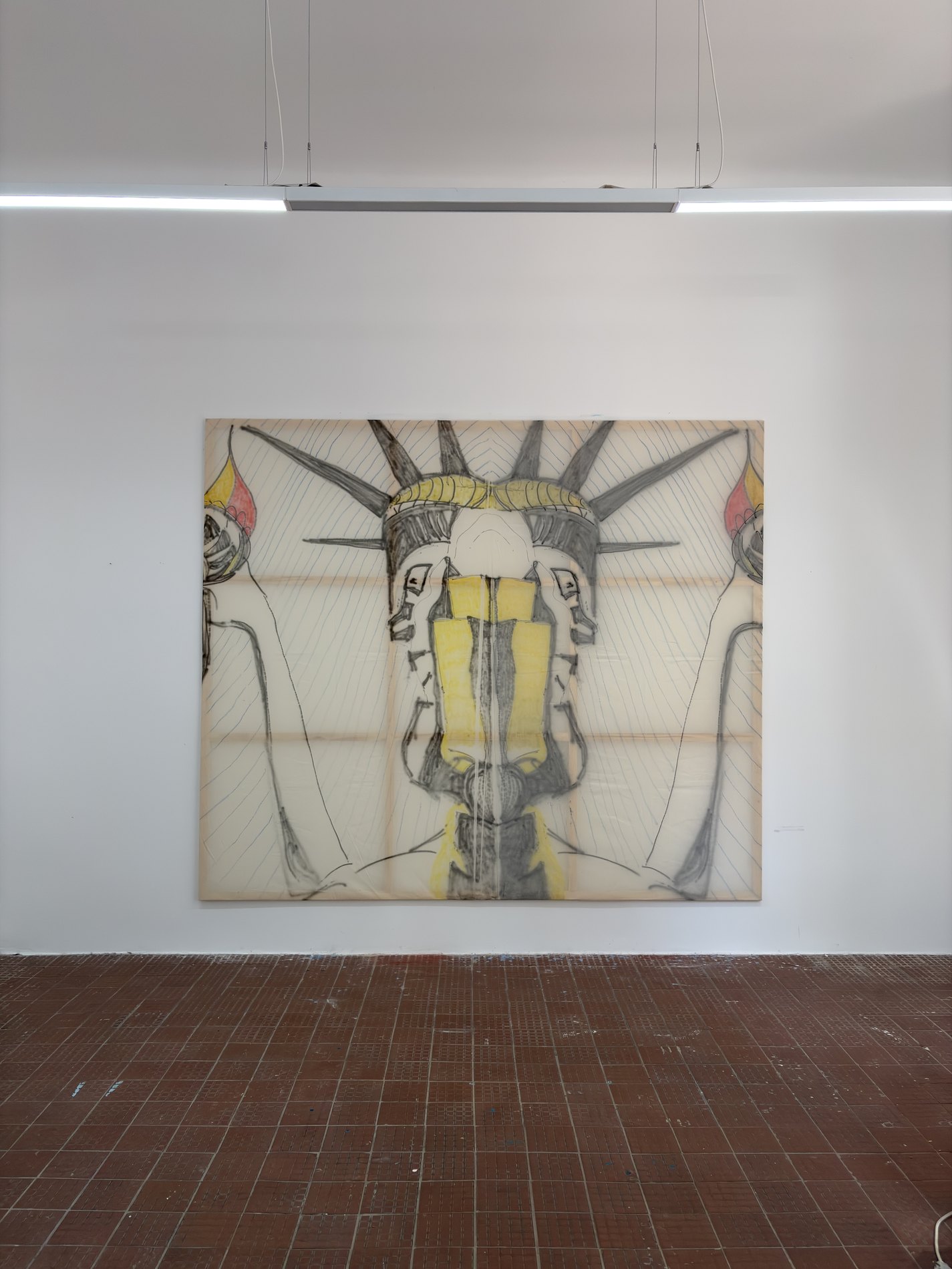 Status of Liberty, view
